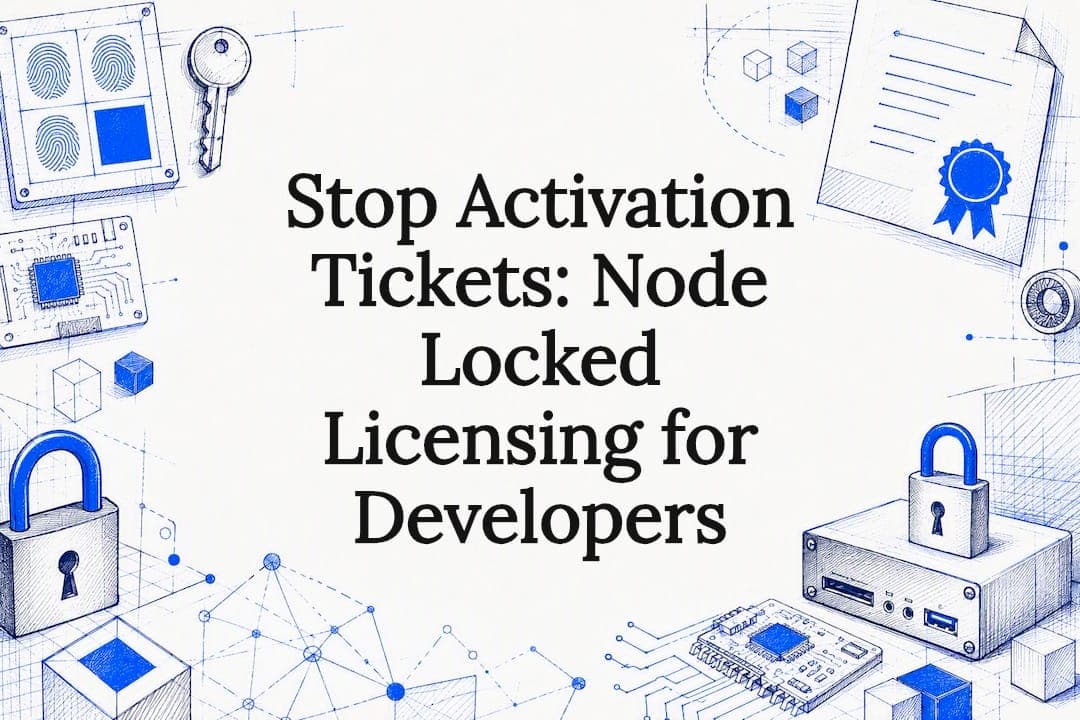Stop Activation Tickets: Node Locked Licensing for Developers